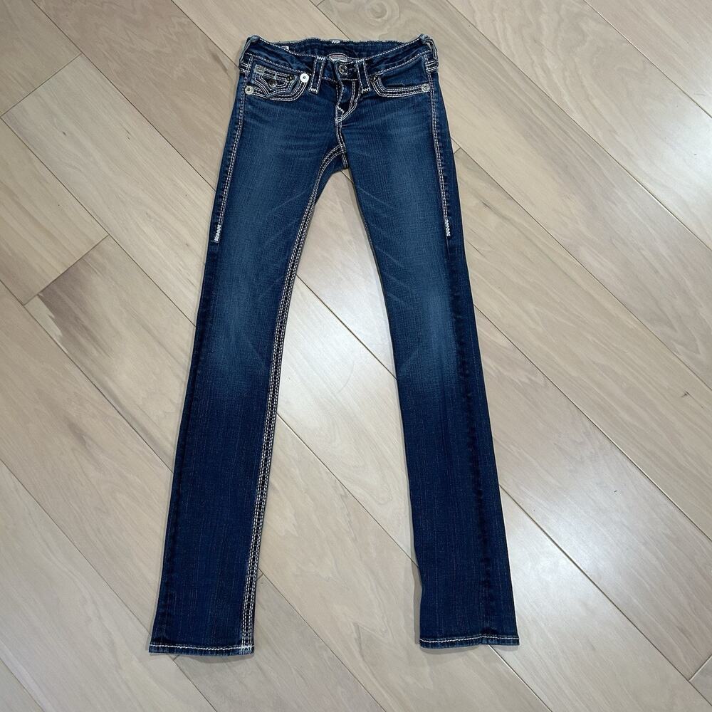True Religion Billy Denim Blue Jean Flap Pocket Slim Women’s 24